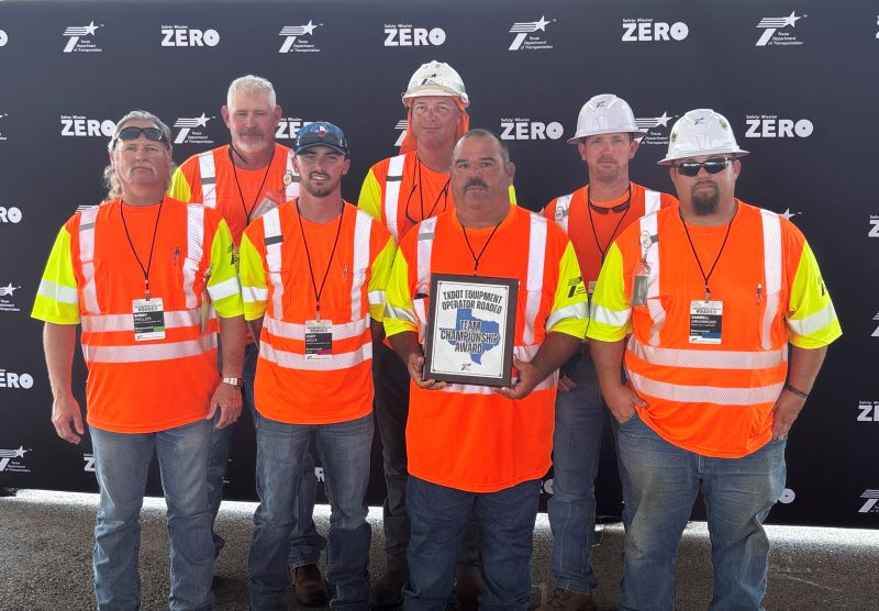 TxDOT’s Brownwood District Takes Team Title at Inaugural Equipment Operator Roadeo in Ft Worth, Kody Wolfe Places 4th in Maintainer Event