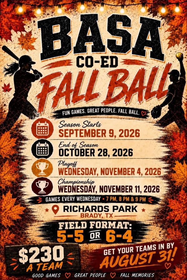 BASA Co-Ed Fall Ball