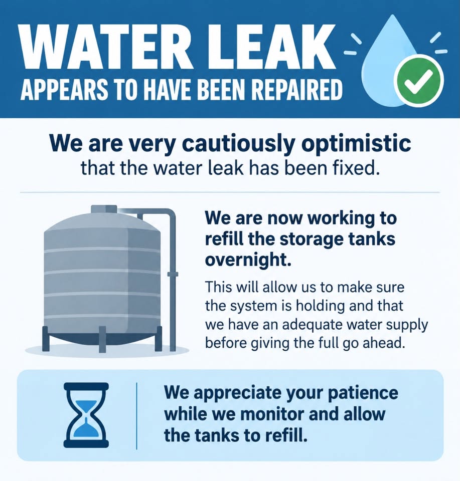 Water Line Repaired, Brady Residents Asked To Continue Conservation